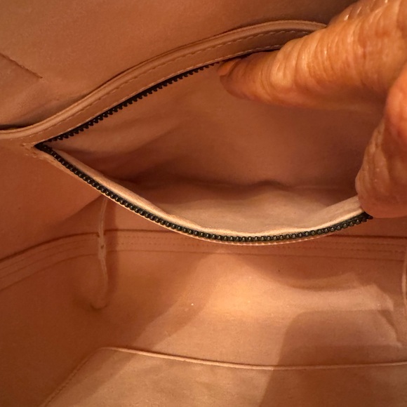 PRICE DROP:BOTKIER Lambskin LEATHER suede-lined SwanLake HighlineBLUSH PINK TOTE - Picture 11 of 13